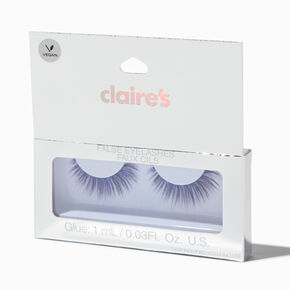 Blue &amp; Purple Multicolored Vegan False Eyelashes,