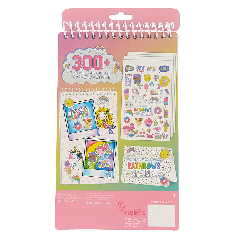 Claire's Club Sticker Kit,