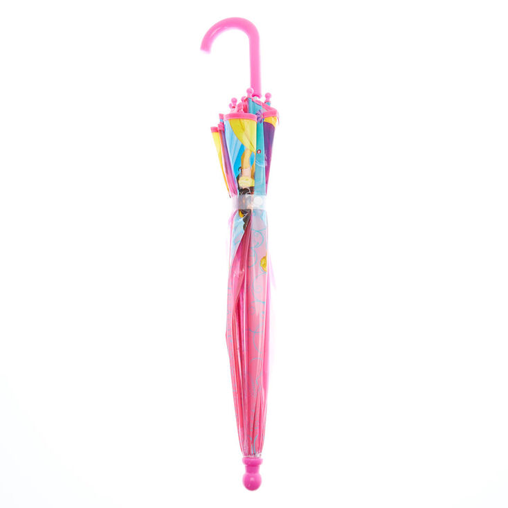 Parapluie en plastique rose p&acirc;le Disney Princess,