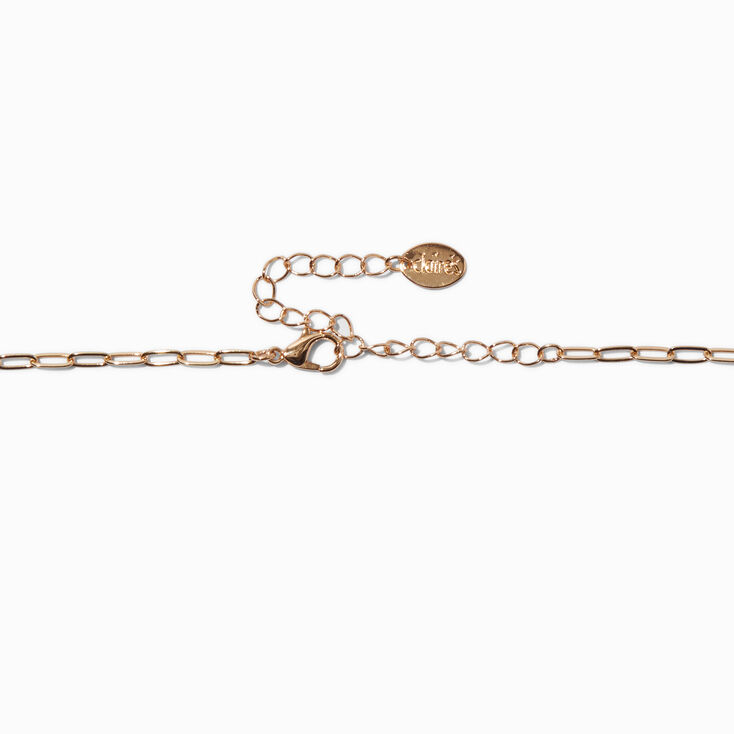 Gold-tone Swirl Choker Necklace,