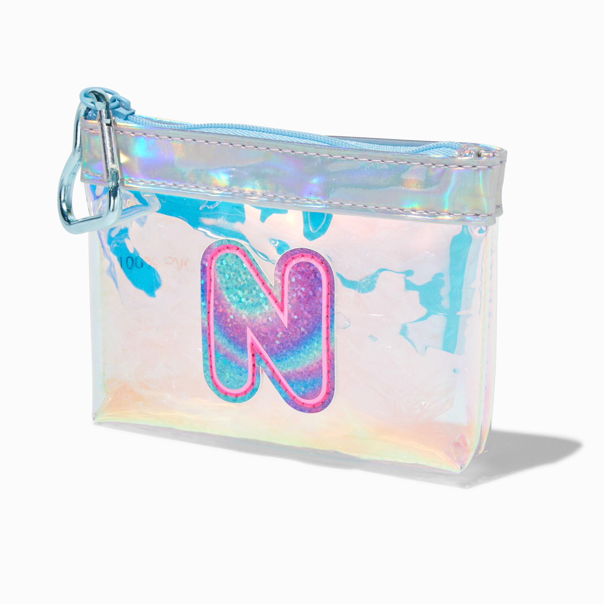 Holographic Initial Coin Purse N Claire s US