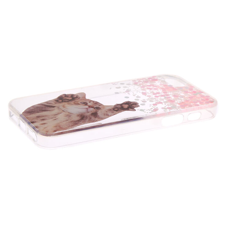 Cascading Sequin Cat Phone Case - Fits iPhone 5/5S,