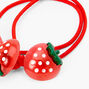 Strawberry Charm Hair Ties - 2 Pack,