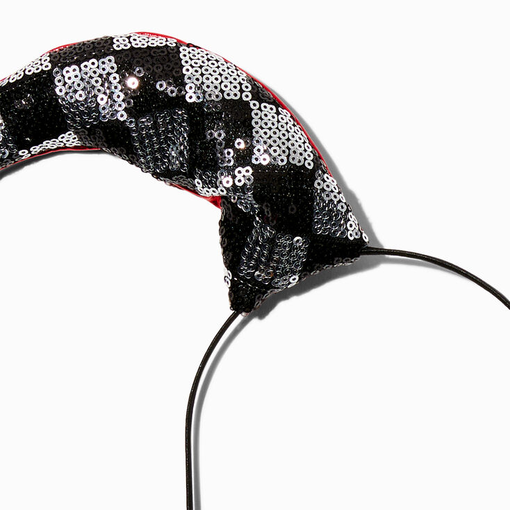 Joker Jester Checkered Headband Set - 3 Pack,