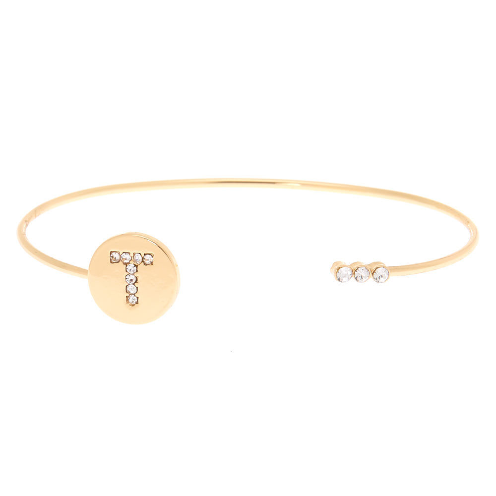 T clearance initial bracelet