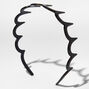 Black Scalloped Teeth Comb Headband,