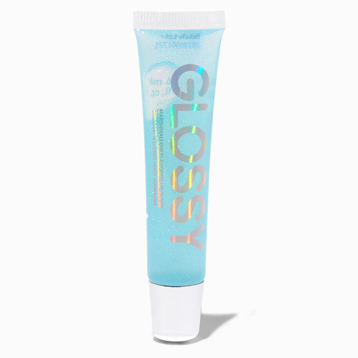 Clear Blue Glossy Lip Gloss,
