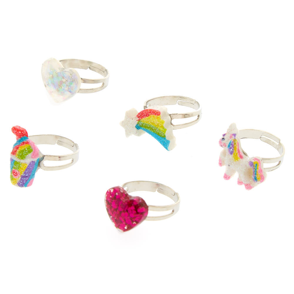 Kids rainbow ring hot sale