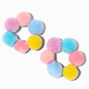 Pastel Pom Pom Hair Ties - 2 Pack,