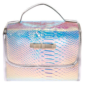 Holographic Roll Travel Makeup Bag,
