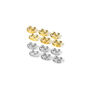 Mixed Metal Earring Back Replacements - 12 Pack,