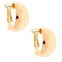 Gold 20MM Hammered Hoop Earrings,