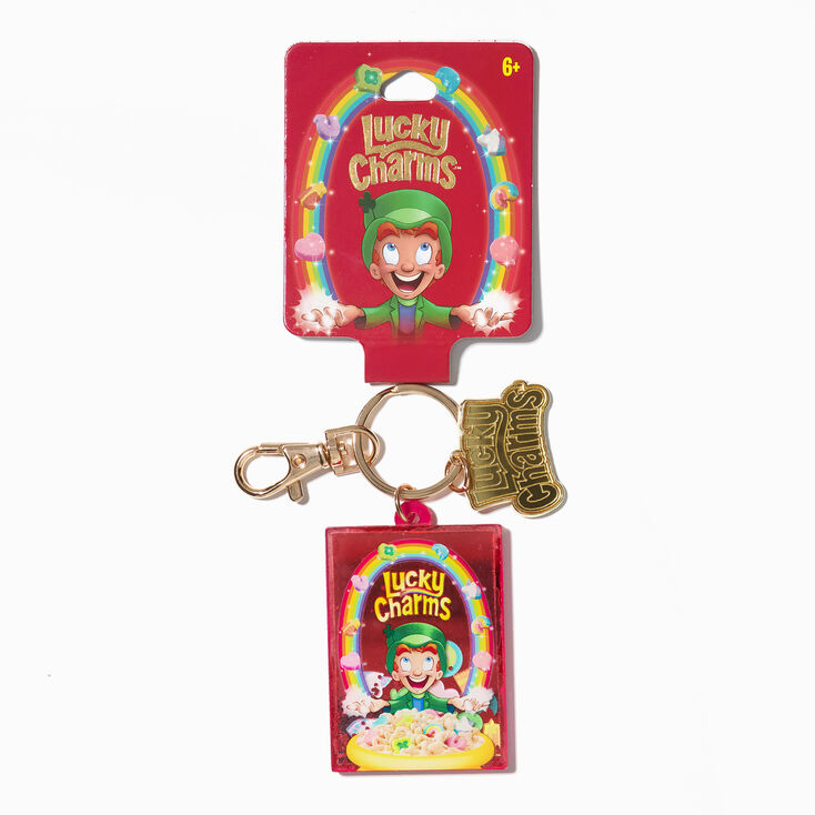 Porte-cl&eacute;s bo&icirc;te de c&eacute;r&eacute;ales Lucky Charms&trade;,