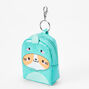 Dinosaur Hoodie Cat Mini Backpack Keyring,