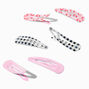 Claire&#39;s Club Heart Gingham Snap Hair Clips - 6 Pack,