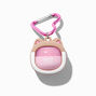 Cotton Candy Cat Carabiner Lip Balm Keyring,