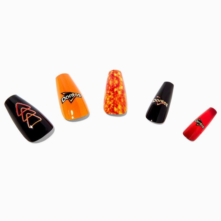 Doritos&reg; Claire&#39;s Exclusive Squareletto Vegan Faux Nail Set - 24 Pack,