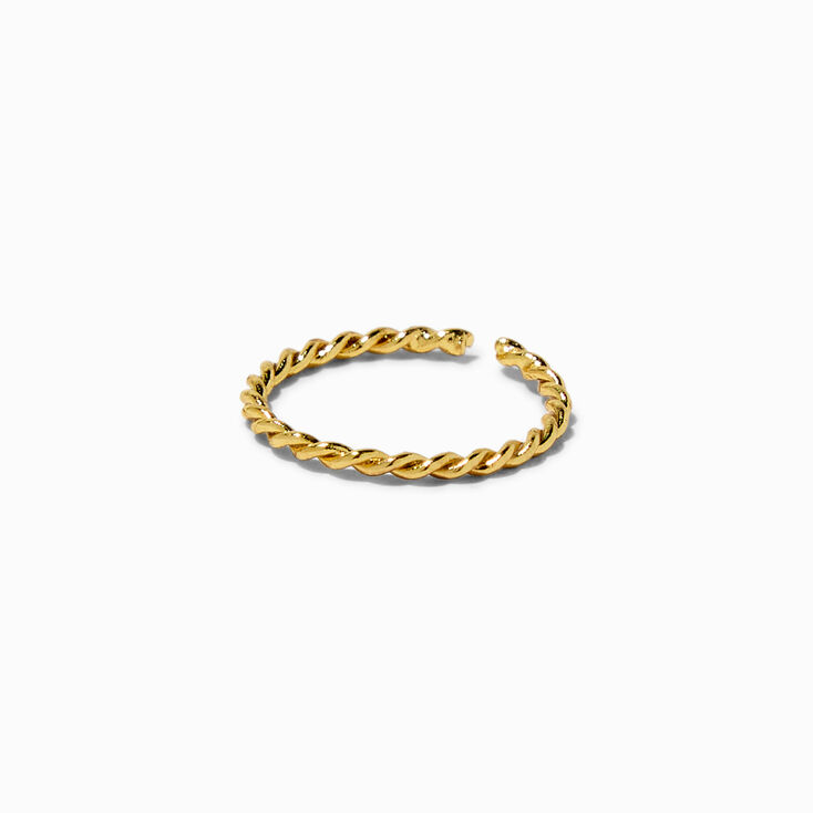 C LUXE by Claire's 18k Yellow Gold Plated Twisted Toe Ring