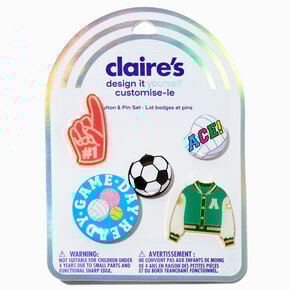 DIY Sporty Pin Set - 5 Pack,