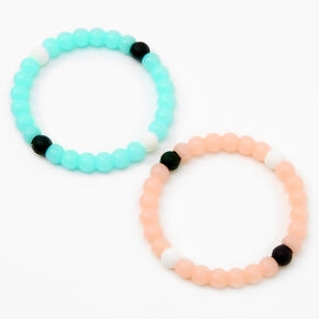 Sun &amp; Moon Fortune Stretch Bracelets - 2 Pack,