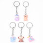 Best Friends Glitter Critter Keychains - 5 Pack,