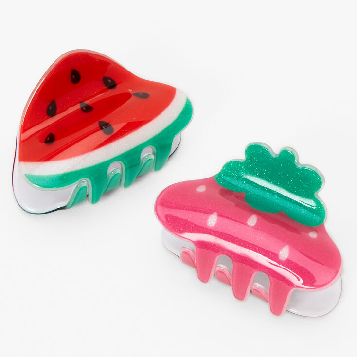 Summer Fruits Hair Claws -  2 Pack,