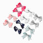 Claire&#39;s Club Velvet Mini Hair Bow Clips - 12 Pack,