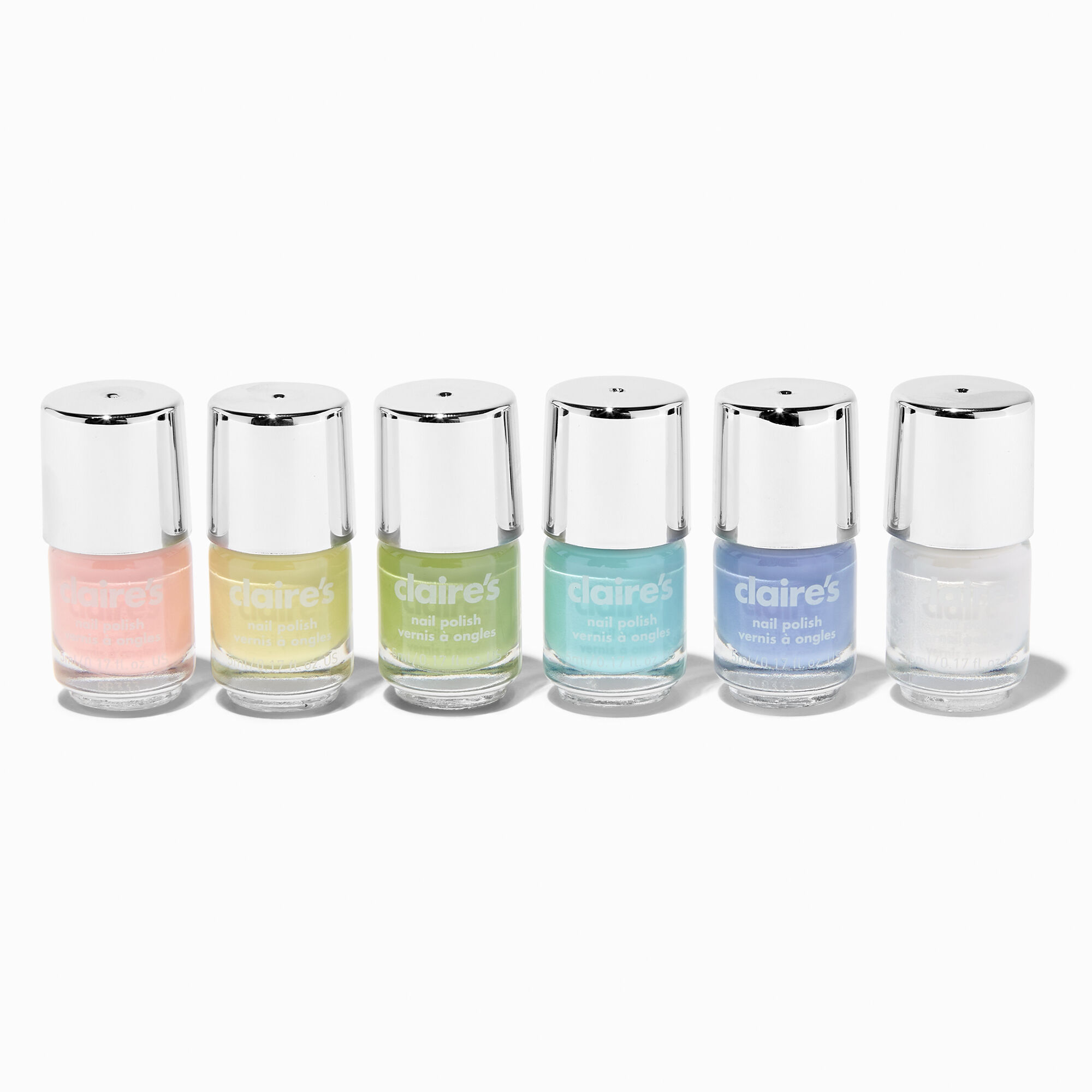 Claire's Club Neon Peel-Off Nail Polish Set - 8 Pack | Claire's