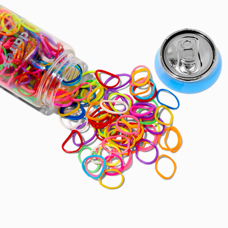 Soda Can Rainbow No More Snag Hair Elastics,