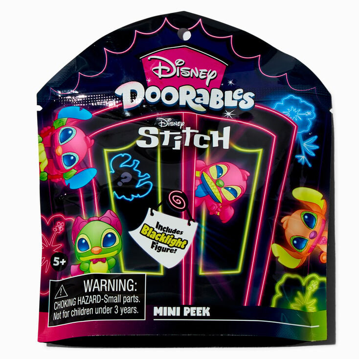 Disney Stitch Blacklight Doorables Blind Bag - Styles Vary,