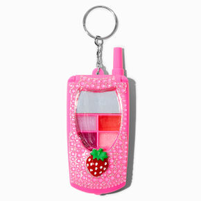 Strawberry Bling Flip Phone Lip Gloss Set,