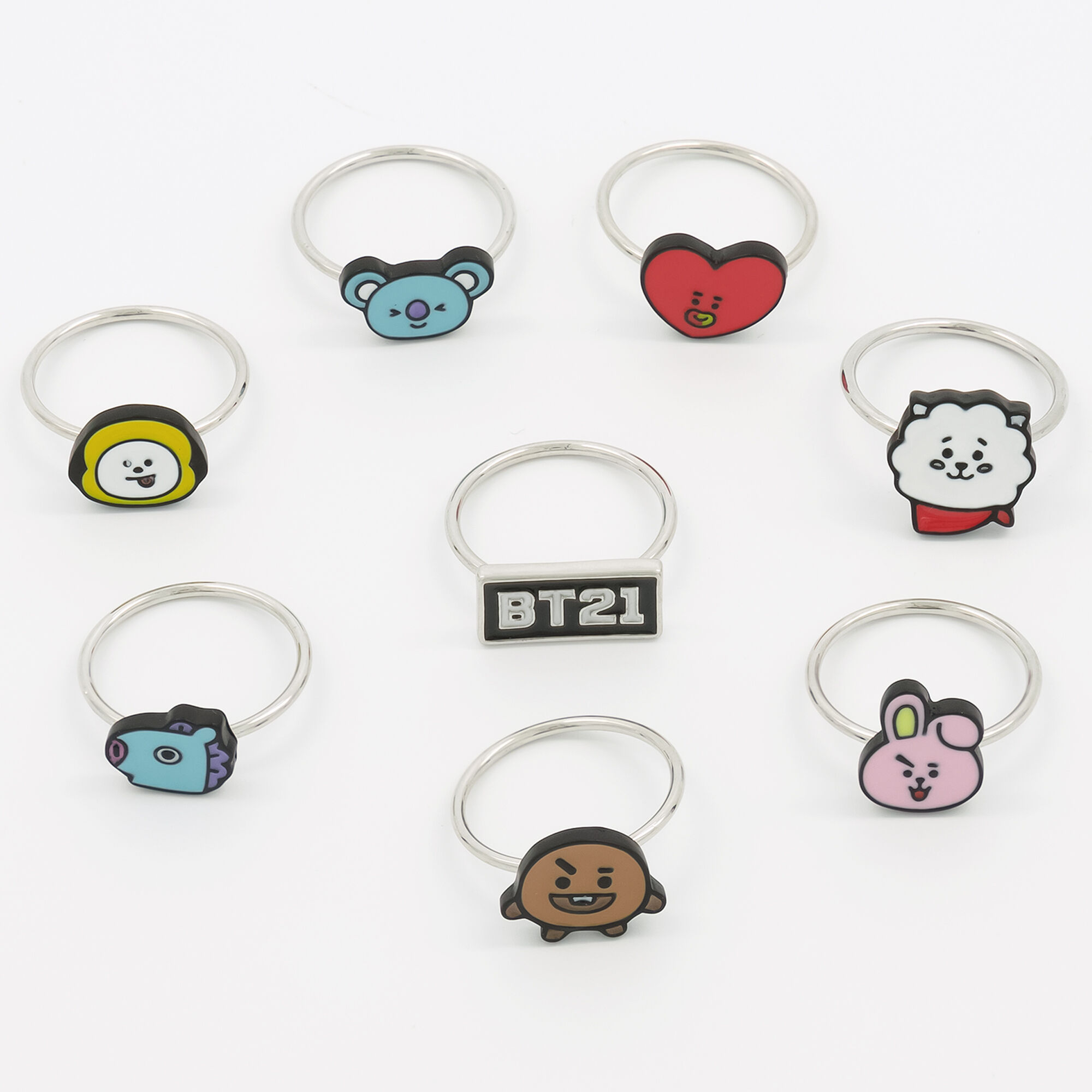 BT21© Rings – 8 Pack,