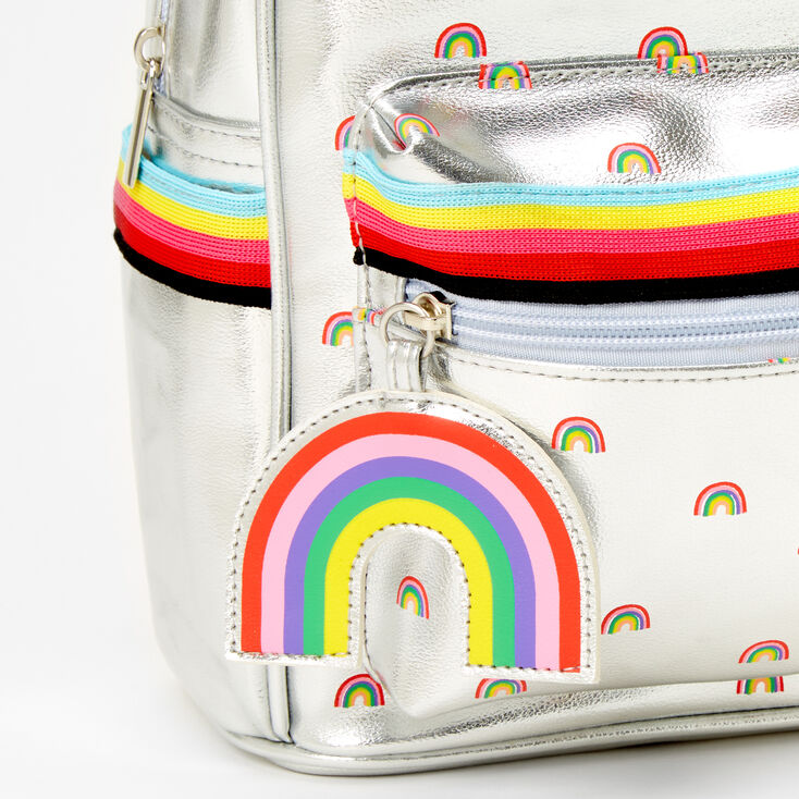 Rainbow Holographic Backpack,