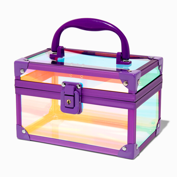 Purple Holographic Lock Box,