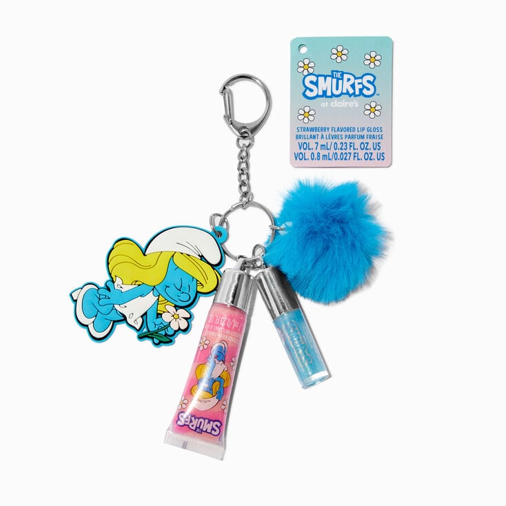 The Smurfs&trade; Claire&#39;s Exclusive Flavored Lip Gloss Keychain,
