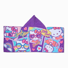 Hello Kitty&reg; Let&#39;s Go Hooded Youth Beach Towel &#40;ds&#41;,