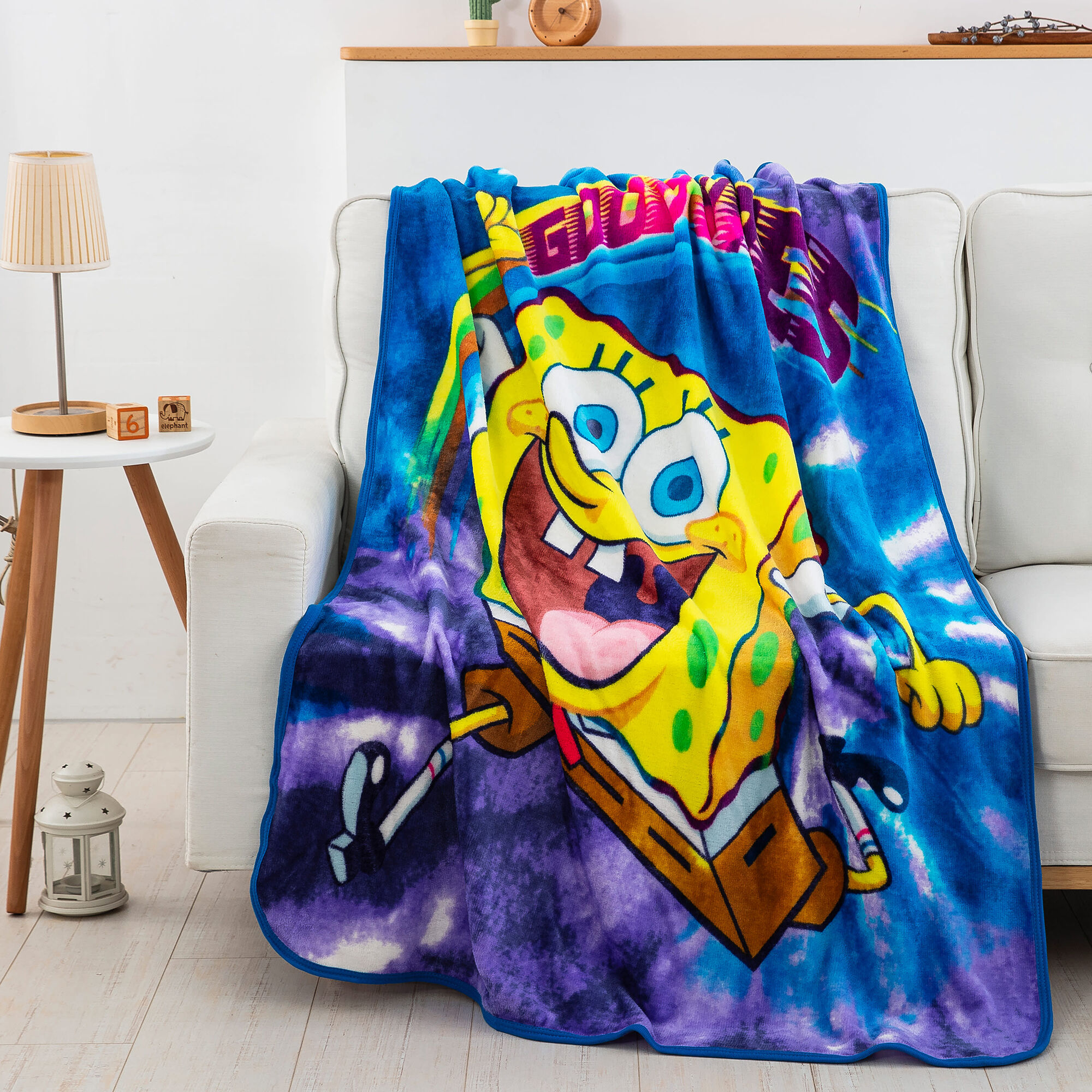 Spongebob's purple blanket discount