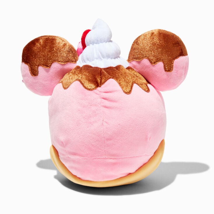 Disney Munchlings Squeeze-A-Munch Strawberry Sundae Waffle Bowl Minnie Mouse 10&#39;&#39; Plush Toy,