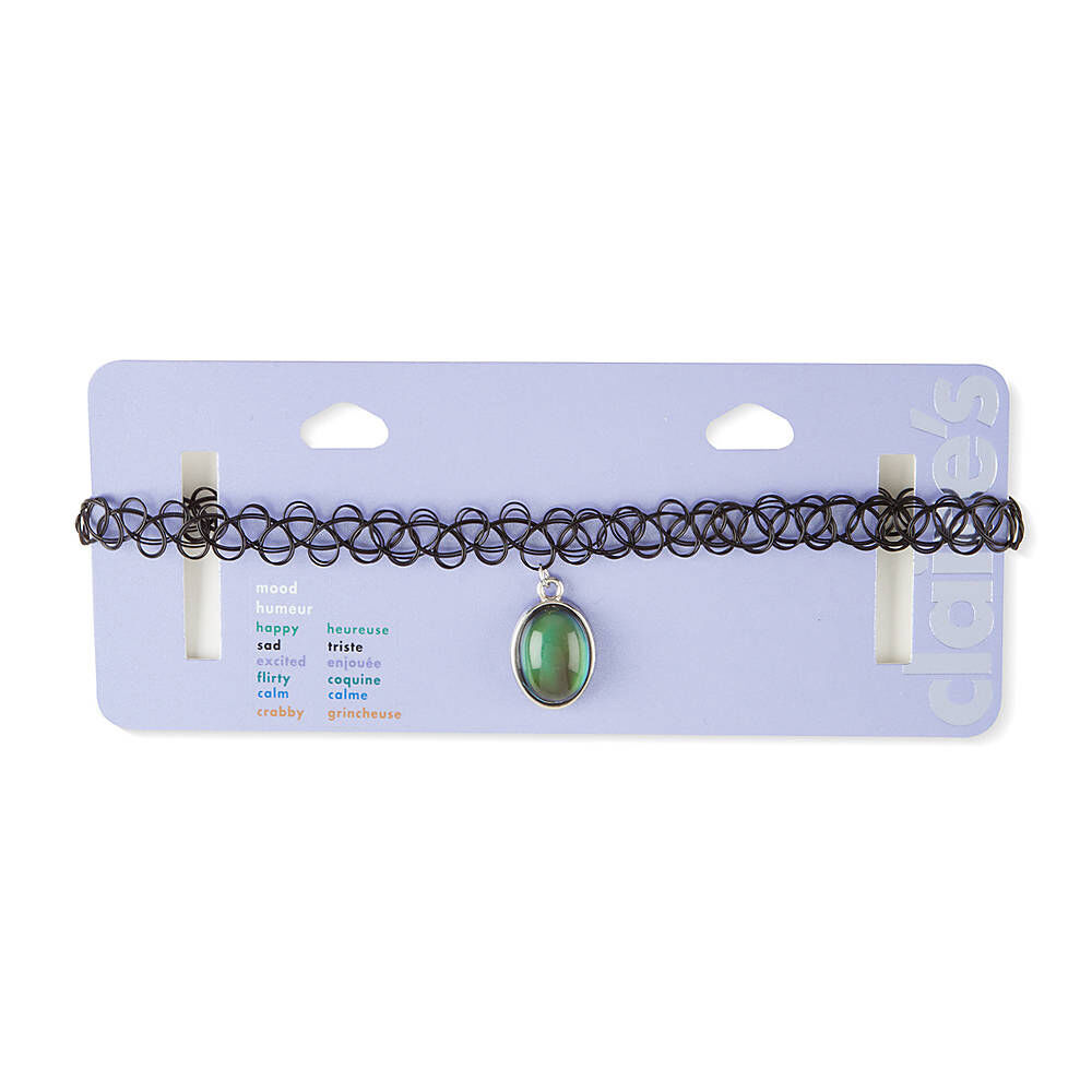 Claire's mood necklace chart new arrivals