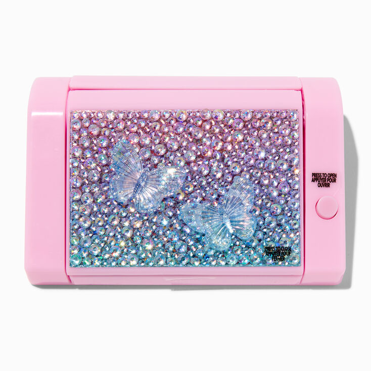 Butterfly Bling Pink Mechanical Lip Gloss Set,
