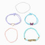 Shine Novelty Beaded Stretch Bracelets - 5 Pack,