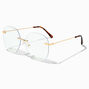 Rimless Round Clear Lens Frames,