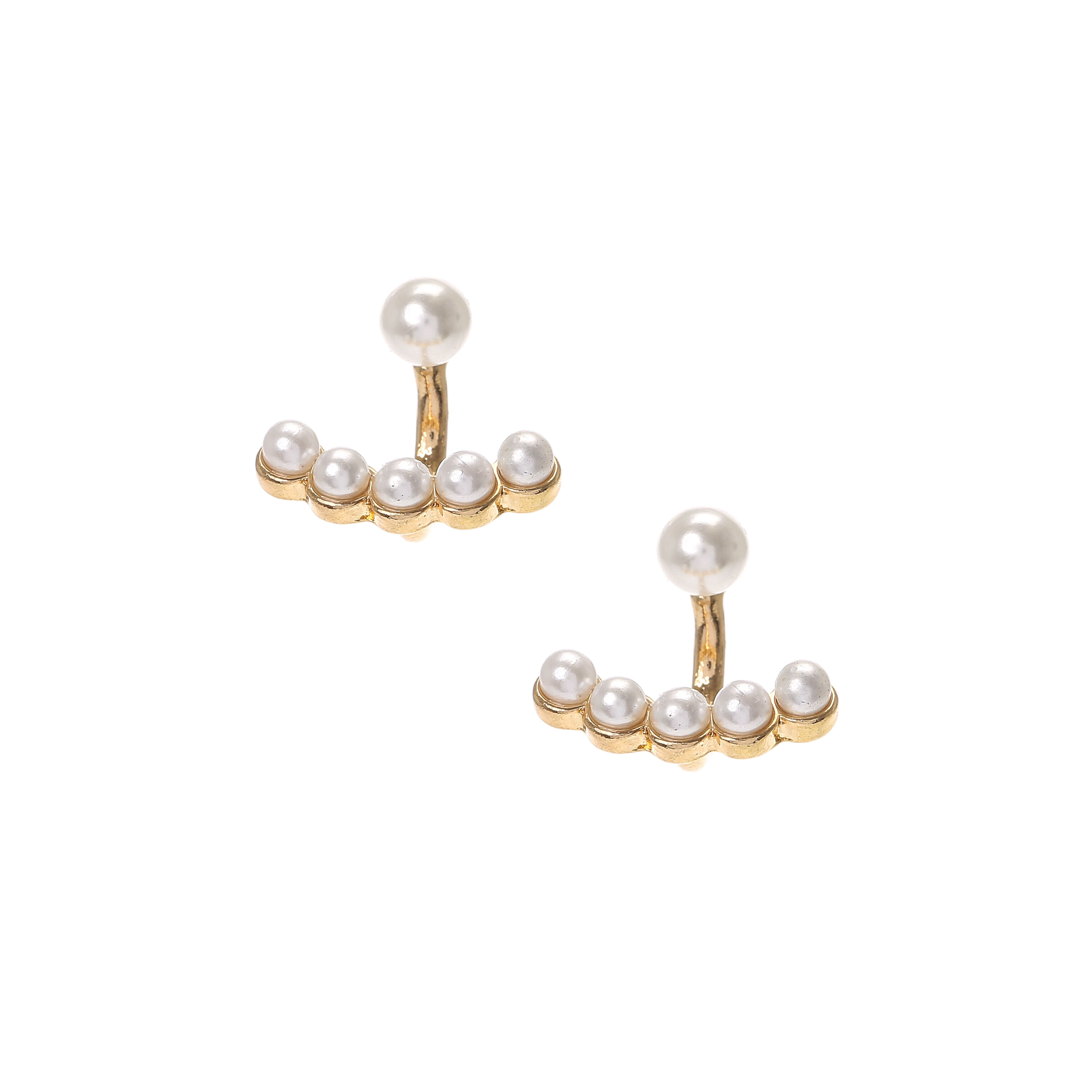 Pearl & Gold Earring Jacket,