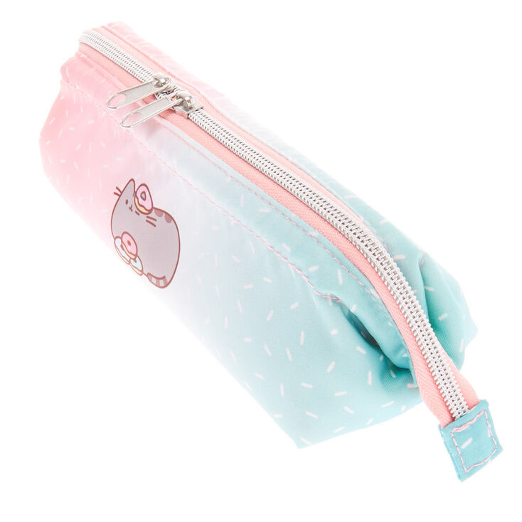 Pusheen Sweet Treats Ombre Pencil Case - Green/Pink,