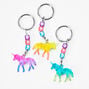 Best Friends Rainbow Unicorn Keyrings - 3 Pack,