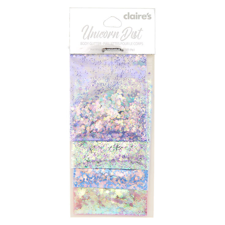 Pastel Unicorn Dust Body Glitter 4 Pack Claire S Us