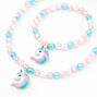 Claire&#39;s Club Lilac Unicorn Beaded Jewelry Set - 2 Pack,