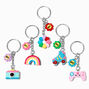 Best Friends Trendy Icons Keychains - 5 Pack,