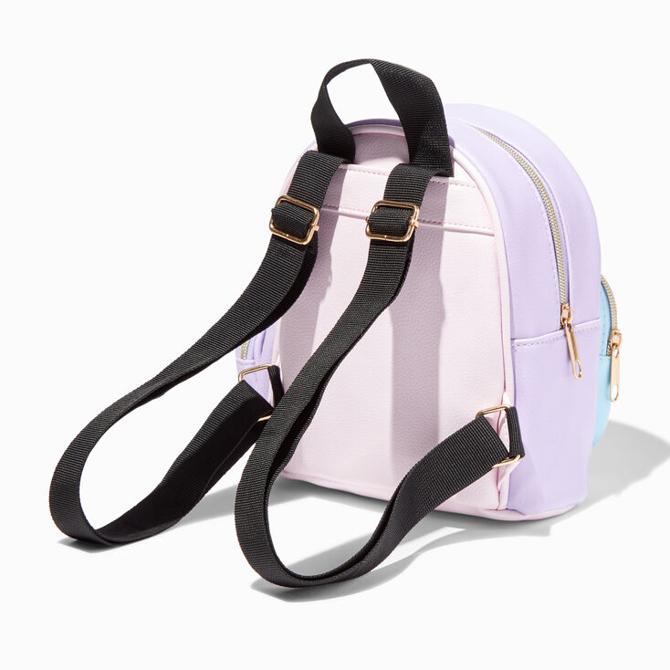 Pastel Colorblock Small Backpack,