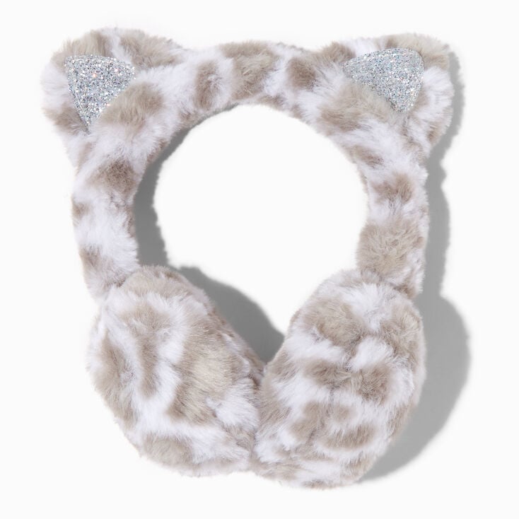 Claire&#39;s Club Snow Leopard Earmuffs,